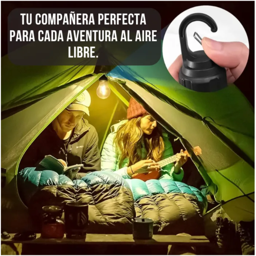 Ampolleta Solar Recargable USB Emergencia