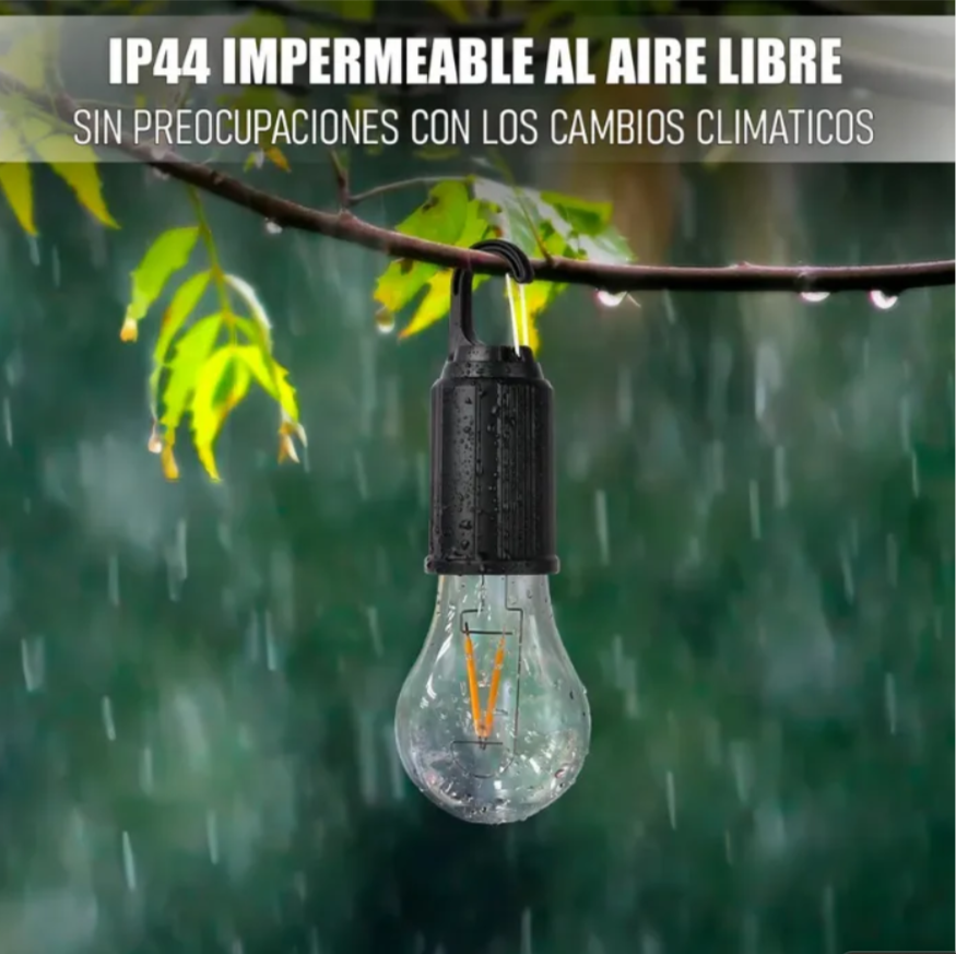 Ampolleta Solar Recargable USB Emergencia