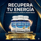 2x1 Magnesium Complex 1000 mg ORIGINAL ✨8 tipos de magnesio en 1 ⚡120 cápsulas en total