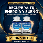 2x1 Magnesium Complex 1000 mg ORIGINAL ✨8 tipos de magnesio en 1 ⚡120 cápsulas en total