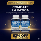 2x1 Magnesium Complex 1000 mg ORIGINAL ✨8 tipos de magnesio en 1 ⚡120 cápsulas en total